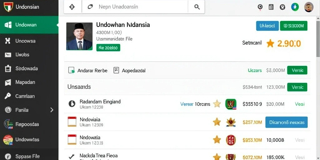 Tampilan antarmuka yang sederhana dan user-friendly.