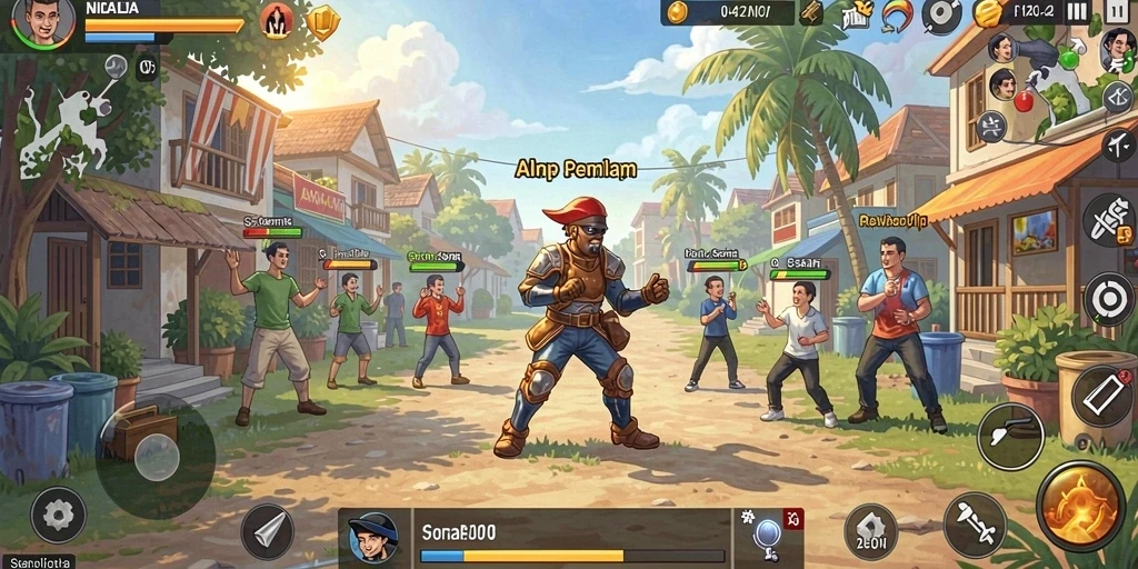 Antarmuka pengguna yang intuitif dan menarik.