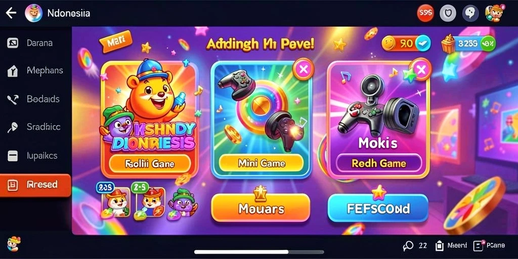 Tampilan antarmuka yang menarik dan informatif.