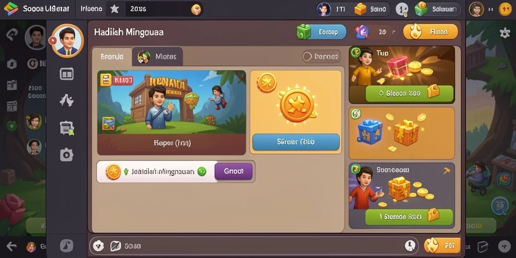 Tampilan awal aplikasi 797K yang menarik.