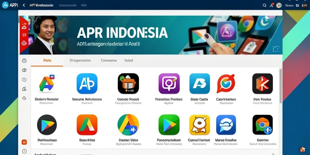 Tampilan awal aplikasi dengan antarmuka menarik.