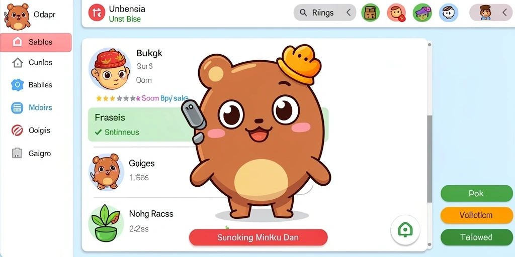 Tampilan antarmuka yang menarik dan user-friendly.