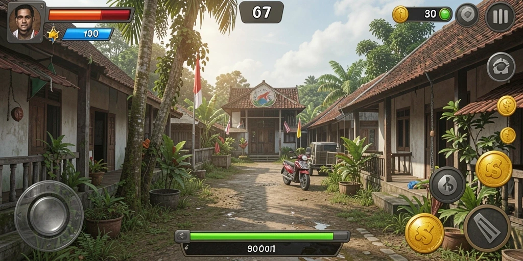 Screenshot tampilan utama FA99 yang menarik.