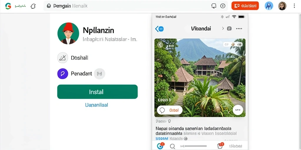 Tampilan antarmuka yang ramah pengguna.