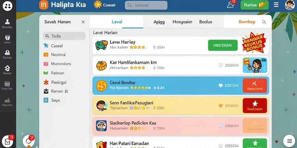Tampilan antarmuka yang ramah pengguna.