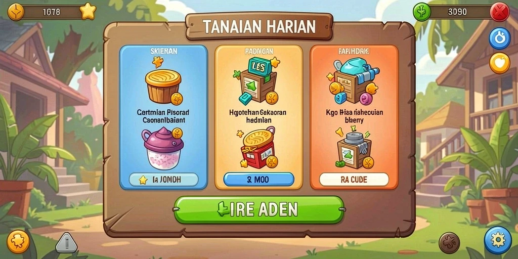 Tampilan awal aplikasi yang menarik dan mudah dinavigasi.