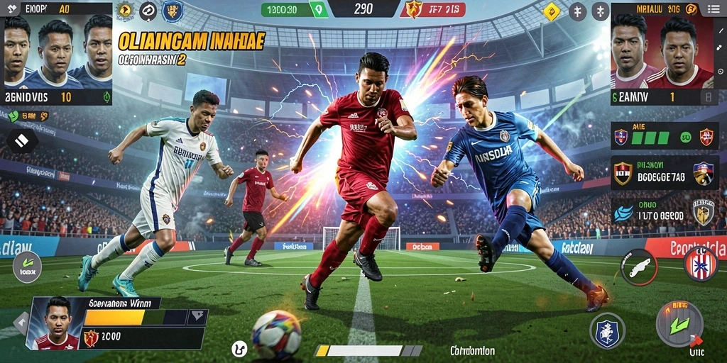 Tampilan menu utama yang menarik dan interaktif.