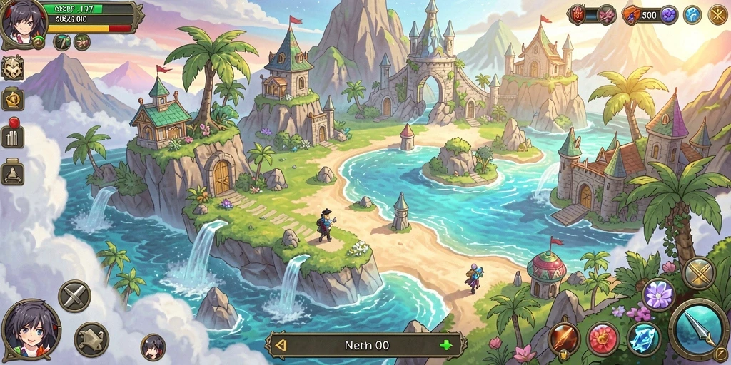 Screenshot menunjukkan tampilan menu utama RICIS77.
