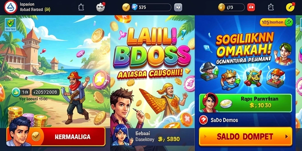 Tangkapan layar menunjukkan level pertama yang menarik.